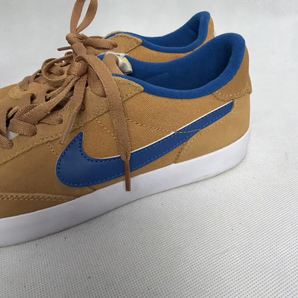 Nike SB Heritage Vulc Skate Brown Blue Sneakers CD5010-200 8m